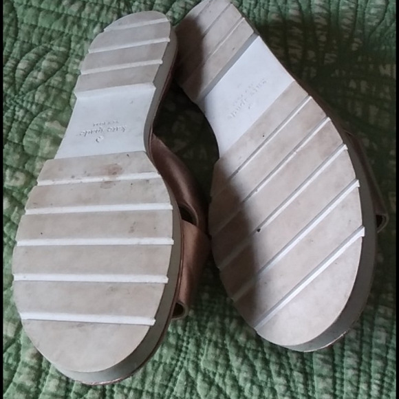 Rose Gold Kate Spade Sandals 6.5 - Picture 3 of 4